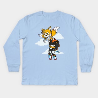 Tails and Shadow Sonic Kids Long Sleeve T-Shirt